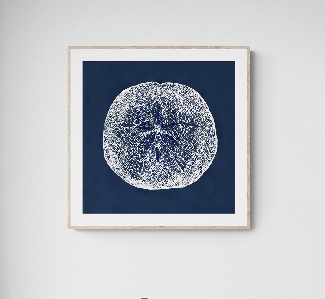 Sanddollar Beach Wall Art Print Digital Download, Coastal Wall Art ...