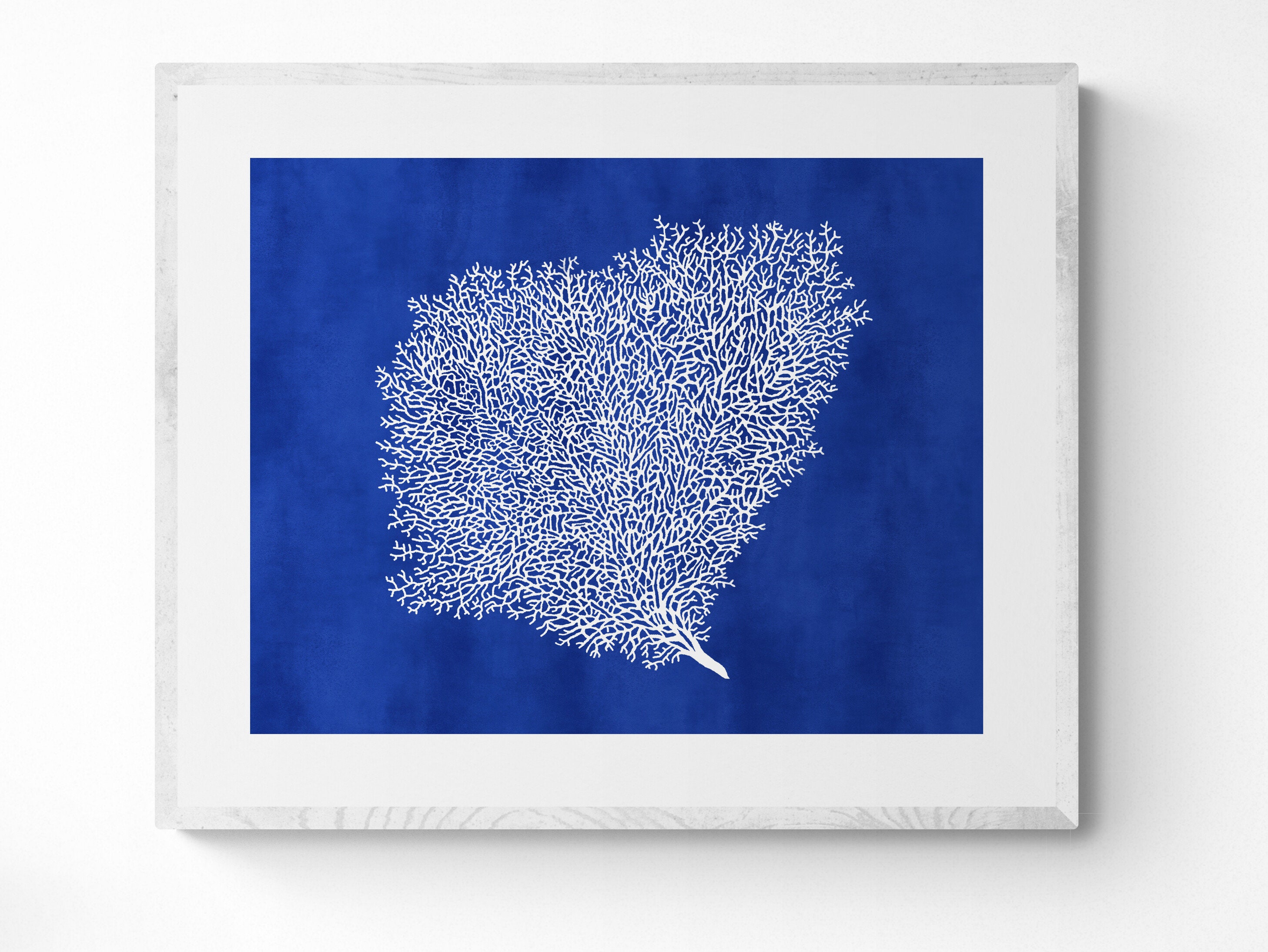 Liberty Blue and White Coastal Art Set of 6, Nautical Beach House Art ...