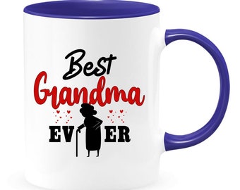 Grandma Mug Funny , best grandma ever mug, grandma coffee cup, grandma coffee mug, mothers day gift for grandma, grandma gift, Tea Cup