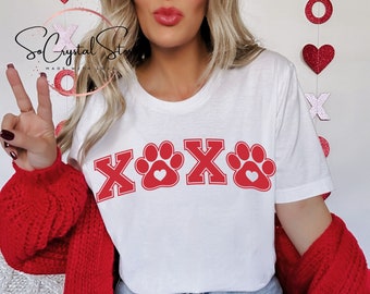 XOXO Paws | Valentine's Paw Shirt