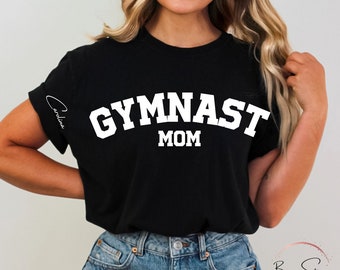 Gymnast MOM with Name personalization, Gymnast Mama, Gymnast Mimi, Gymnast Aunt, Gymnast Tia