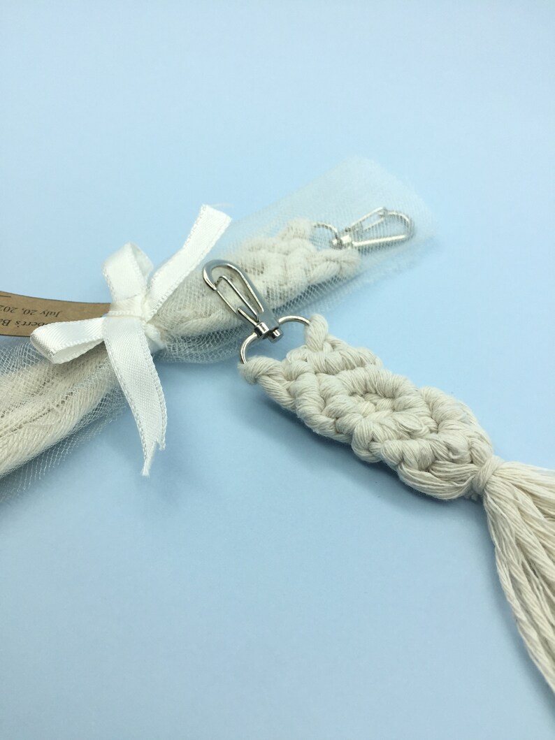 Personalized Cheap Boho Macrame Keychains Wedding Favors Bulk Etsy