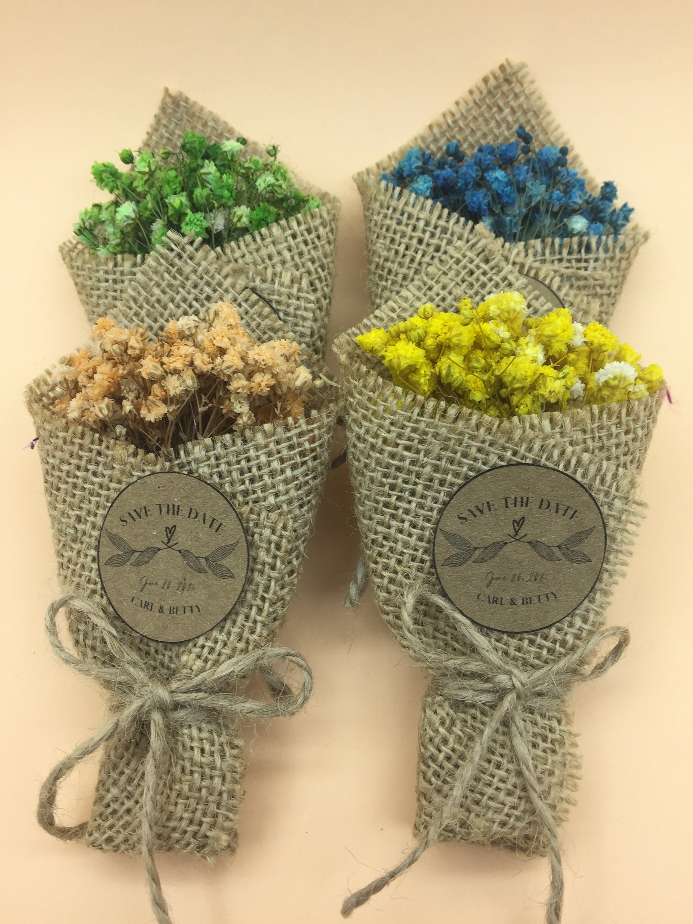 Personalized Bridal Shower Flower Favors Thank You Gift for Etsy