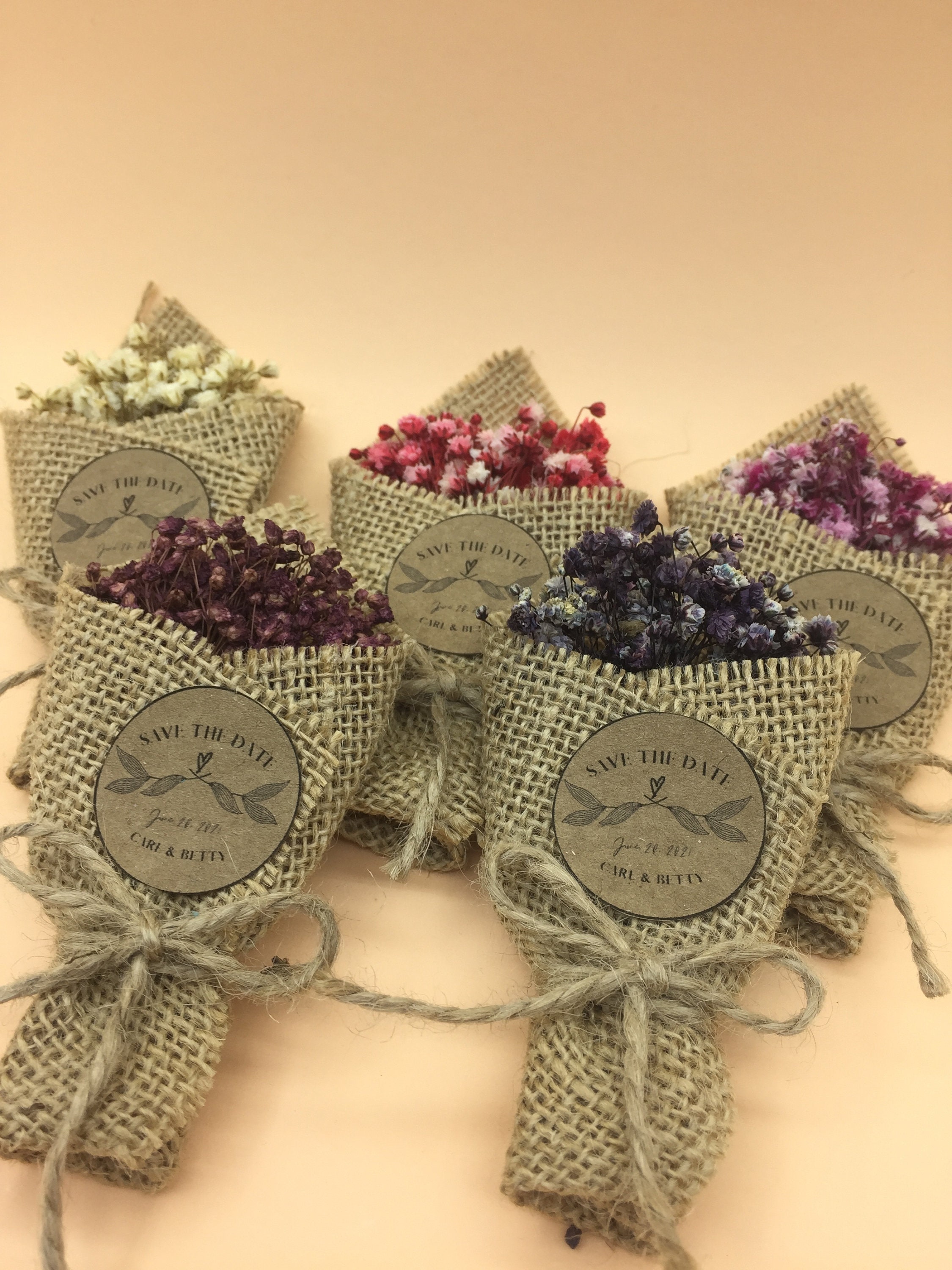 Personalized Bridal Shower Flower Favors Thank You Gift for Etsy