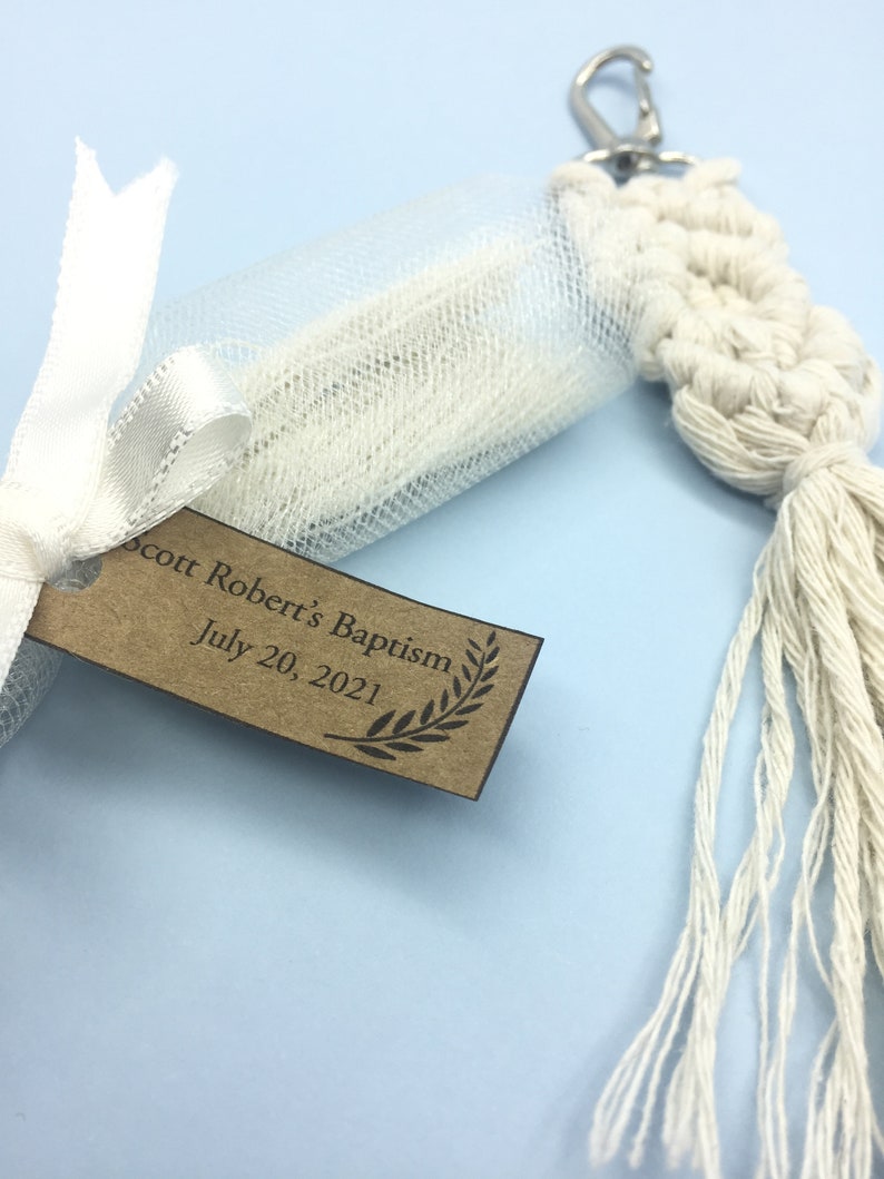 Personalized Cheap Boho Macrame Keychains Wedding Favors Bulk Etsy