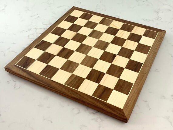 A & E Millwork Handmade Solid Wood Chess