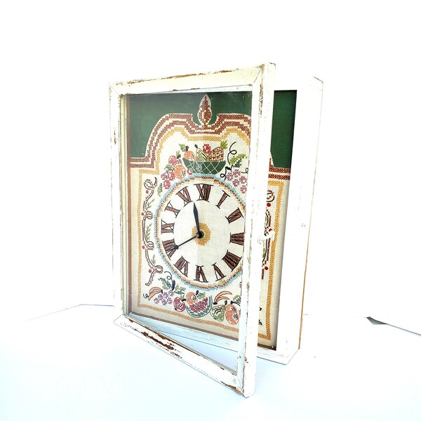 Distressed Clock Etsy