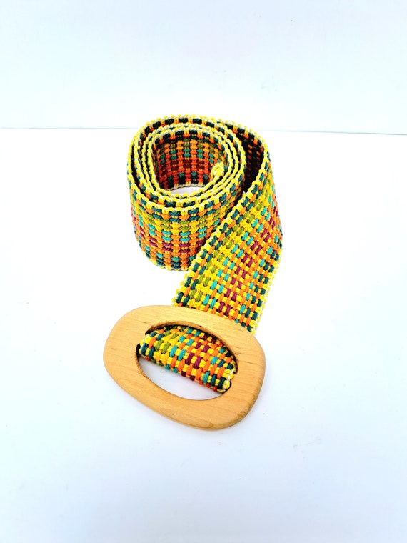 wooden belt buckle