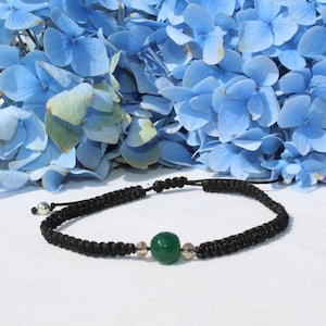 Pulsera de piedra esmeralda para el zodiaco de Tauro
