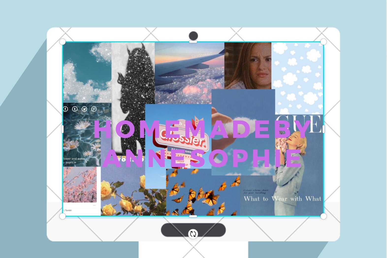 Desktop Wallpaper With A Blue Aesthetic Laptop Wallpaper Etsy Desktop Wallpaper With A Blue Aesthetic Laptop Wallpaper Etsy