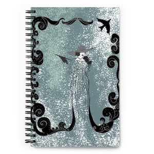 Resident Evil Village - "Elegant and Deadly" Dotted Page Spiral Notebook Journal
