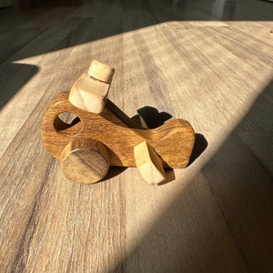 Wooden Helicopter Toy: Natural Wood, Imaginative Play