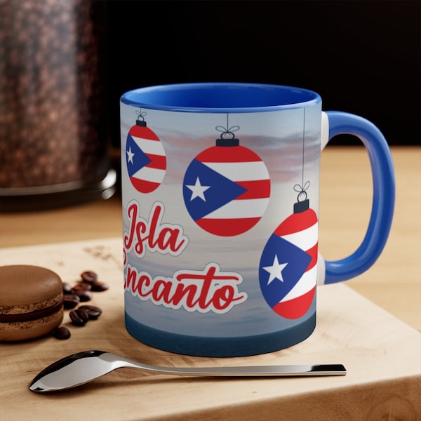 La Isla Del Encanto Mug, Puerto Rico Mug, Beautiful gift for Men & Women, Casual Gift, Unisex. Mug