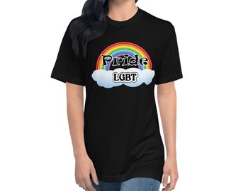 PRIDE LGBT Unisex Crew Neck Tee, Casual T-Shirt, Unisex T-Shirt, Gift for her, Gift for him