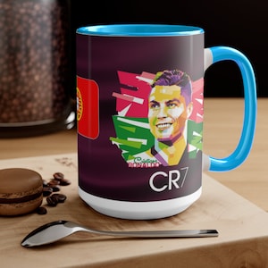 CR7Qatar 2022- Two-Tone Coffee Mugs 15oz