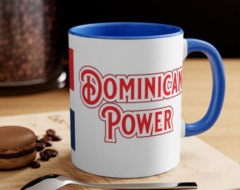 Dominican Power Mug: Ceramic Coffee Mug, 11oz