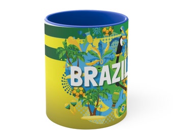 BRASIL MUG, Beautiful gift for Men & Women, Casual Gift, Unisex Mug.