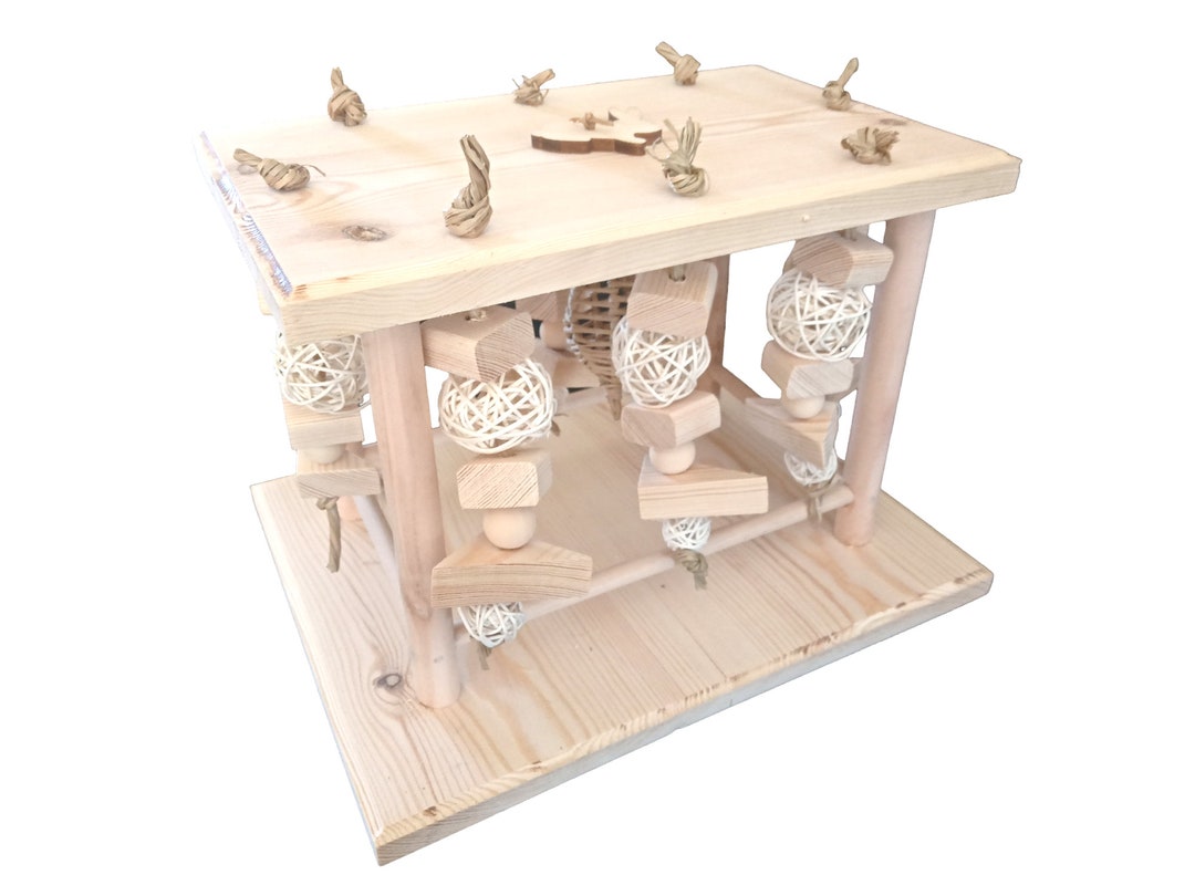 Large Activity Table Boredom Breaker -rabbits, ,guinea Pigs, Degu's ...