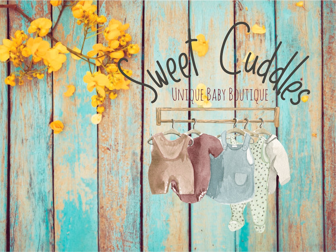 Baby Clothes Editable Logo Infant Logo Babywear Logo Logo Etsy
