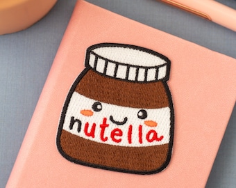 Kawaii Nutella jar iron-on patch