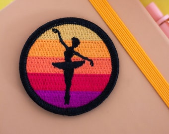 Ballet dance iron-on patch