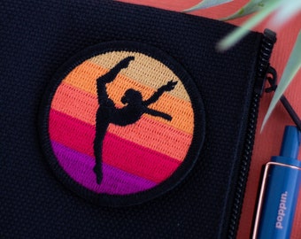 Gymnastics / modern dance iron-on patch