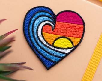 I love the ocean iron-on patch