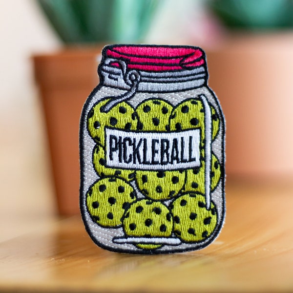 J'aime le pickleball - Écusson thermocollant