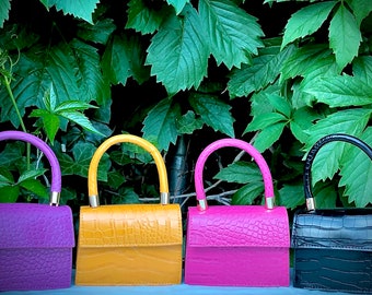 colorful purses