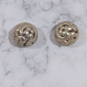 Vintage sterling silver stud earrings