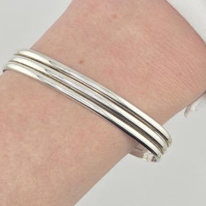 Vintage Taxco Mexico Cuff Bracelet in Sterling Silver