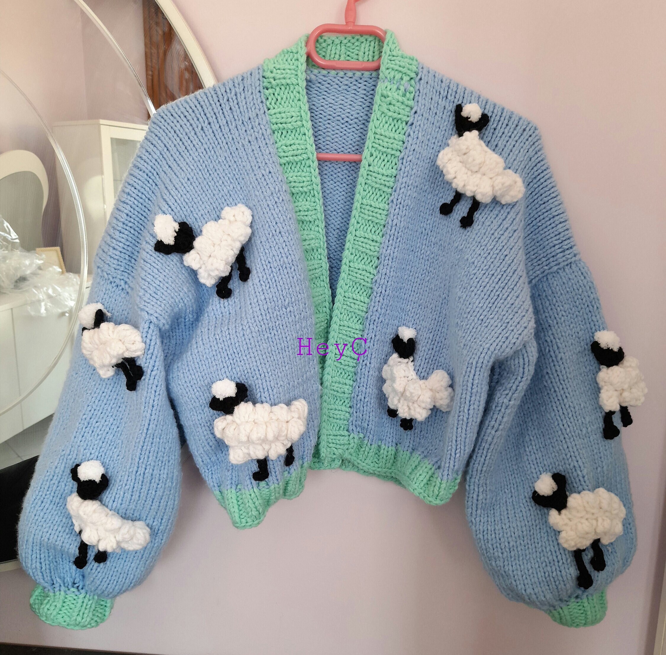 トップス Mmeeme Feather knit cami cardigan Blue トップス Mmeeme Feather knit cami cardigan Blue Blue Knit