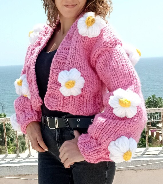 Thick store white cardigan