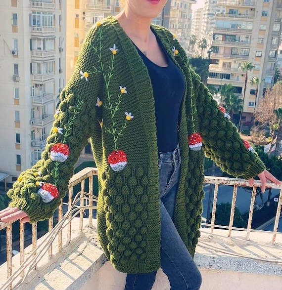 Women's embroidered shop cardigan