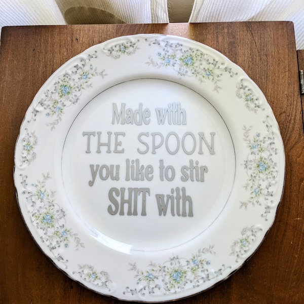 Funny Dinnerware Etsy