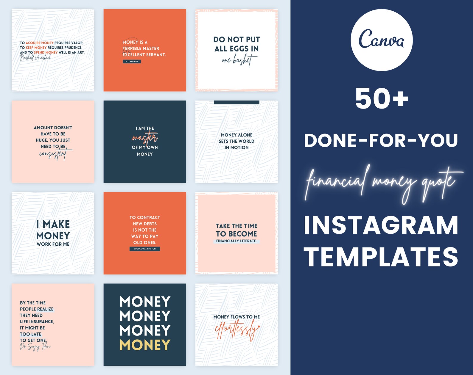 50 Editable Financial Money Quotes | Financial Coaches Consultants ...