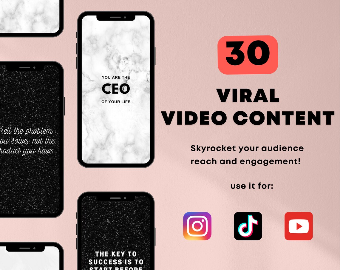 Instagram Video Reel Templates Motivational Quote Reels for Canva Tweet