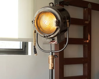 Vintage Hollywood Movie Light With Stand - Etsy
