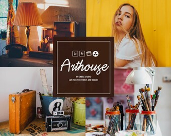 Arthouse LUT パック - 6 つのカラフルな Arty LUT