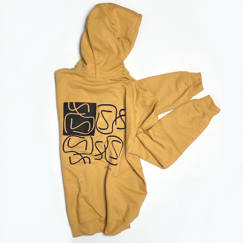 Hoodie Original Art, Unique Abstract Art Hoodie, Streetwear Hoodie