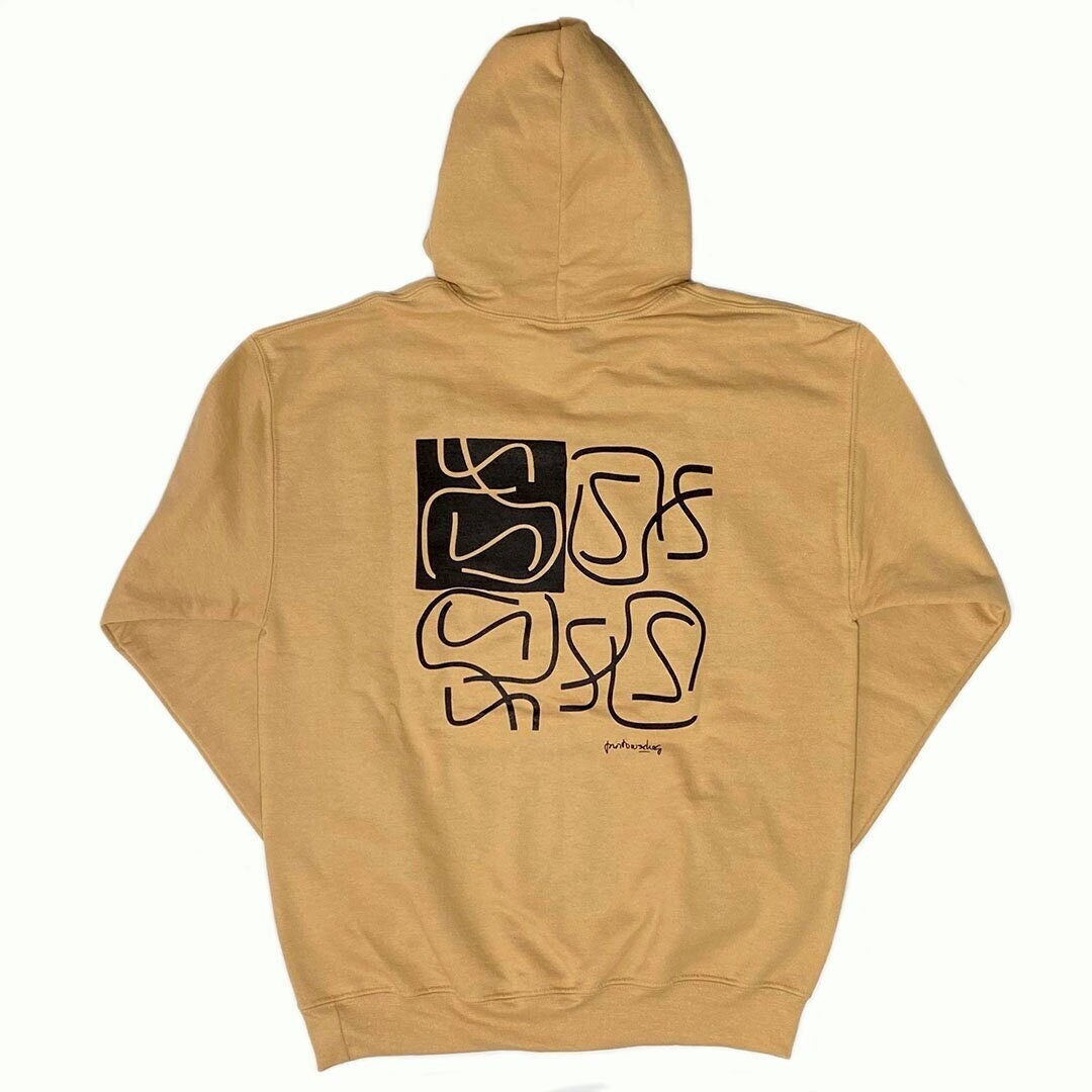 Hoodie Original Art, Unique Abstract Art Hoodie, Streetwear Hoodie