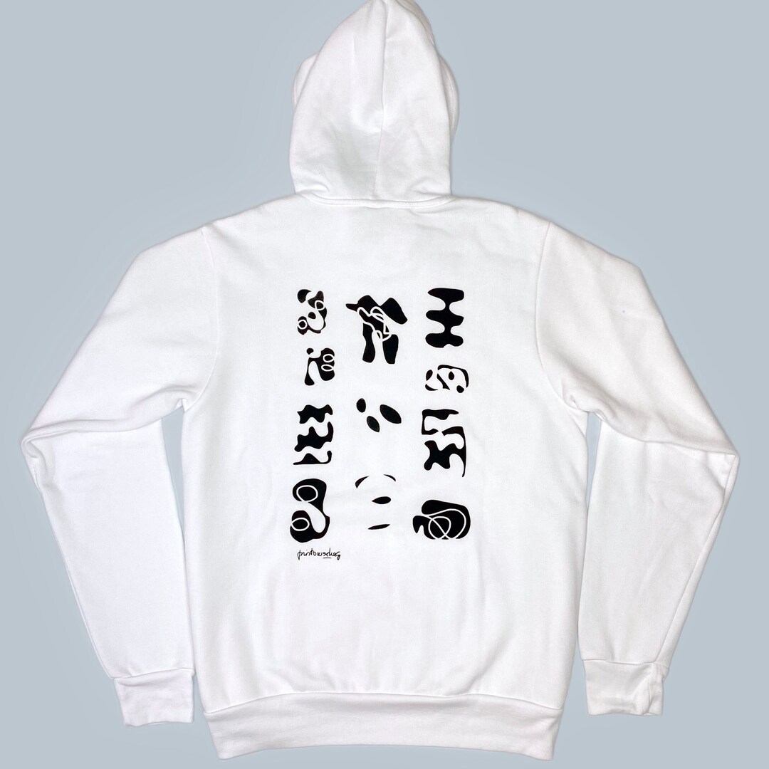 Hoodie Soft Abstract Art, Unisex Art Hoodie, Streetwear Fleece Hooded