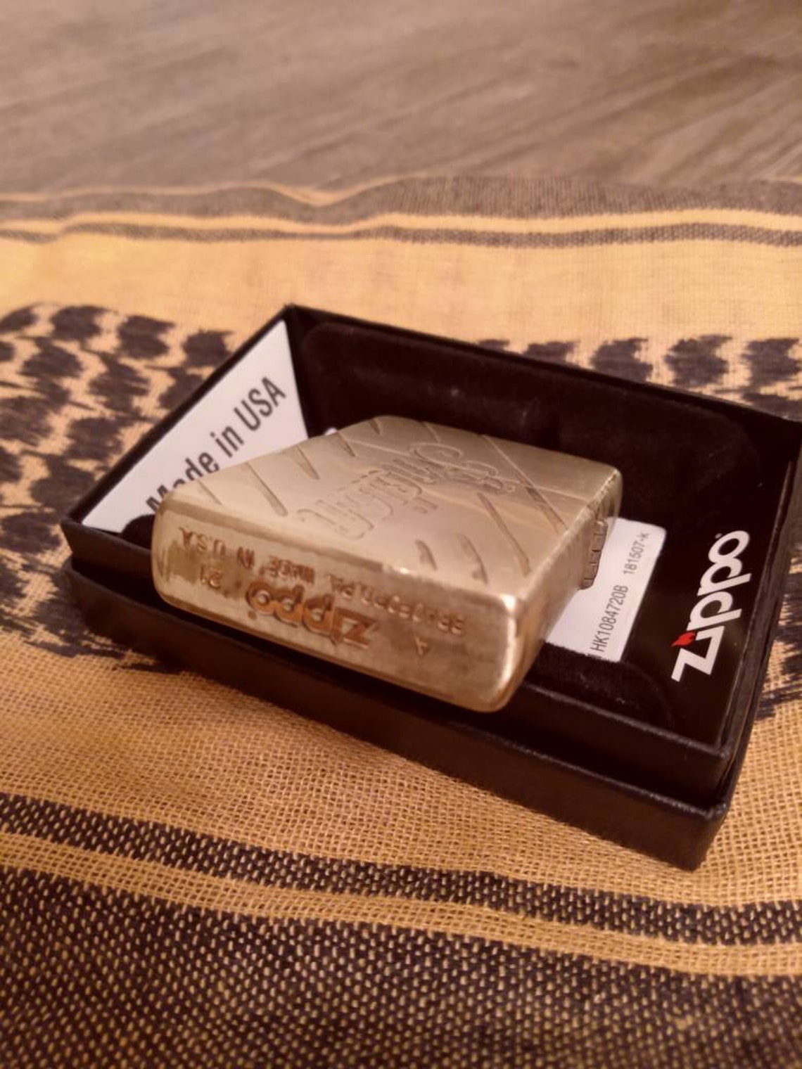 CUSTOM Indian Motorcycles Zippo lighter solid brass double Etsy