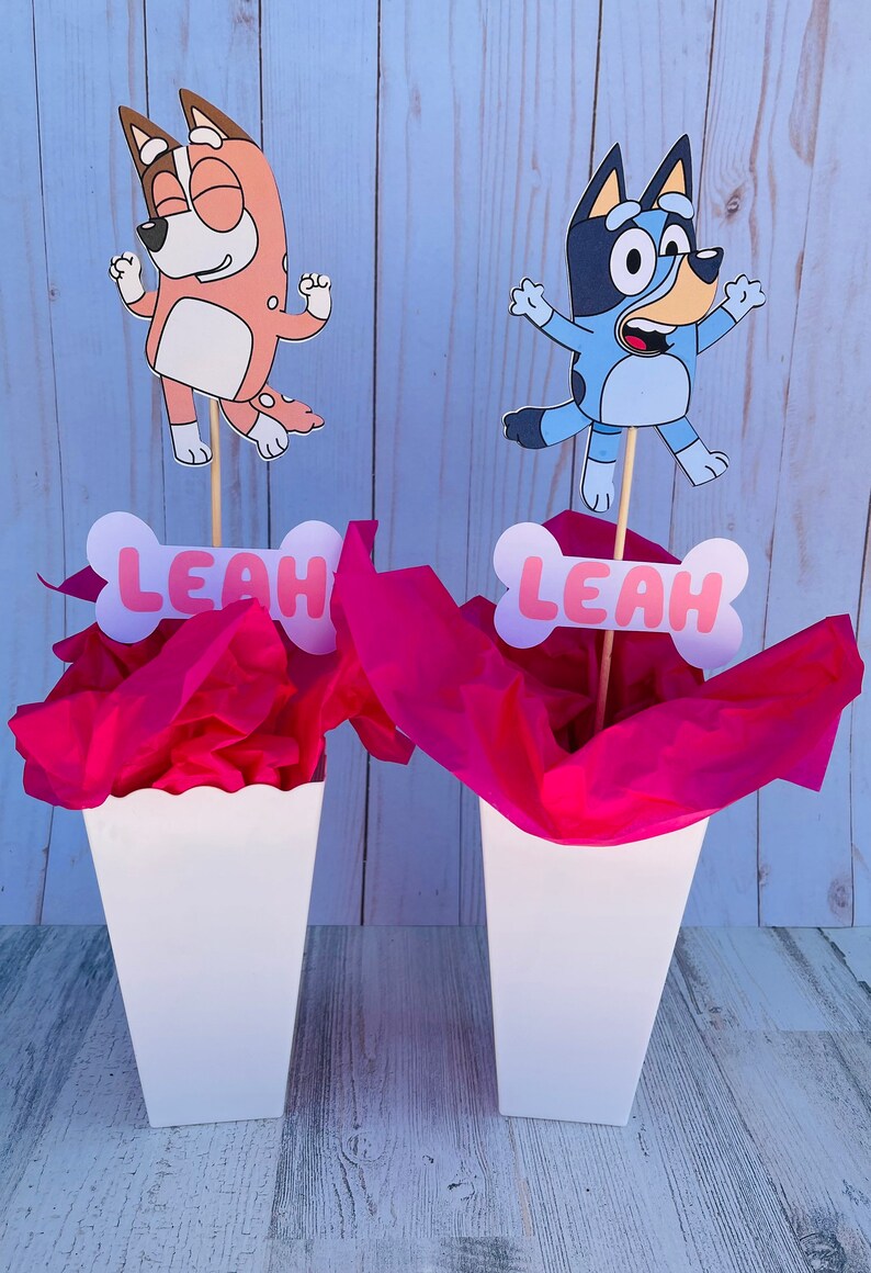 Bluey Centerpieces Picks Etsy