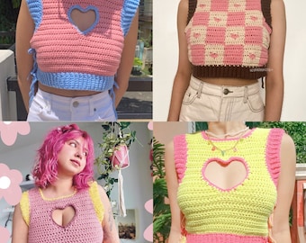 Sweetheart Vest Pattern: Crochet Vest Pattern