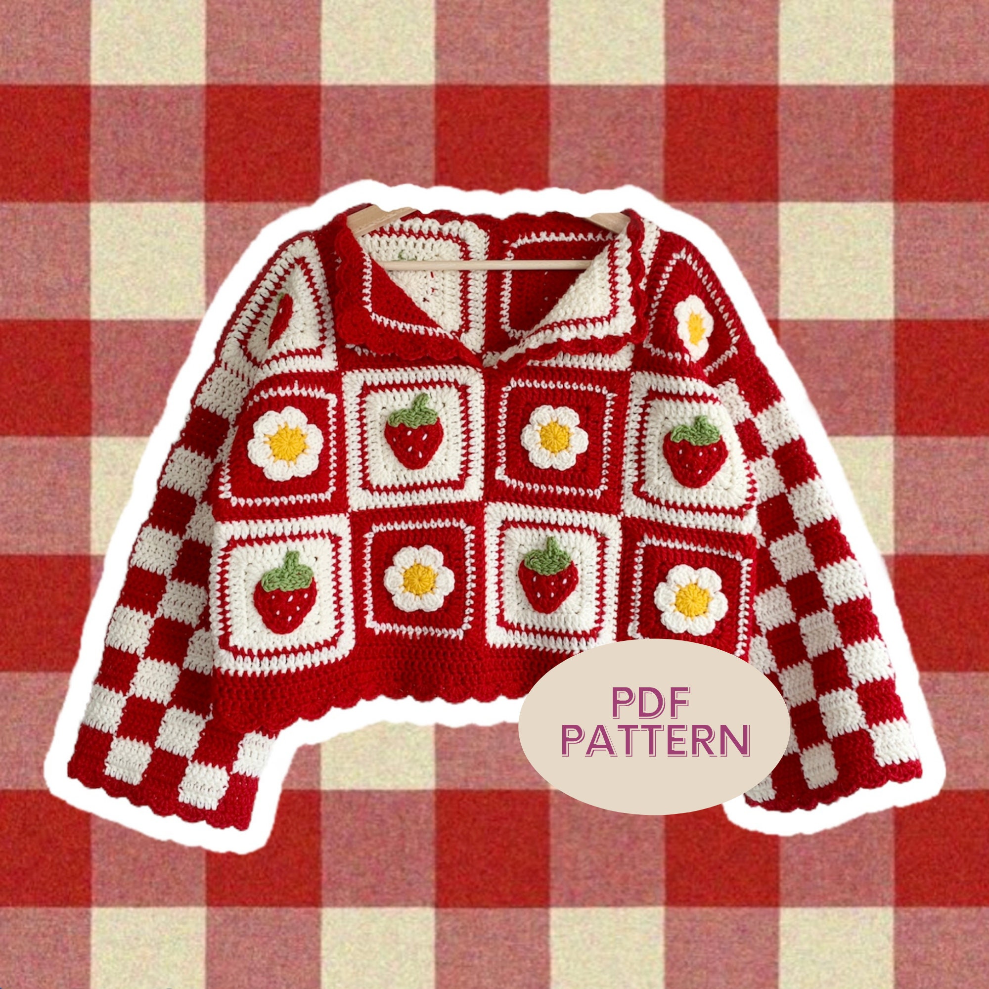 40 Crochet Clothes Patterns with Cardigans, Sweaters, and Summer Tops 1 Crochet Sweater Pattern: Picnic Sweater