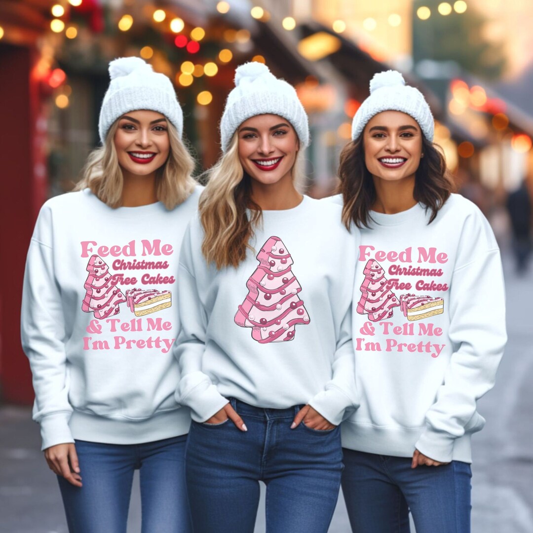 Christmas Tree Cake Sweatshirt Christmas Tree Cake Shirt Feed Etsy
