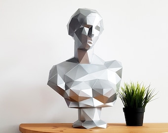 Einzigartige DIY Antike Skulptur - Burst Venus von Milo Papercraft für stilvolle Wohnzimmer-Deko
