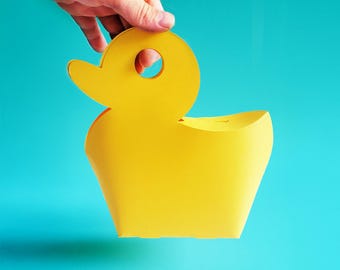 Pack Entenbox Geschenkvorlage digitale Datei PDF SVG