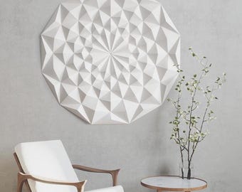 Geometrische Mandala-Wand-Dekor-Vorlage (PDF-Muster)